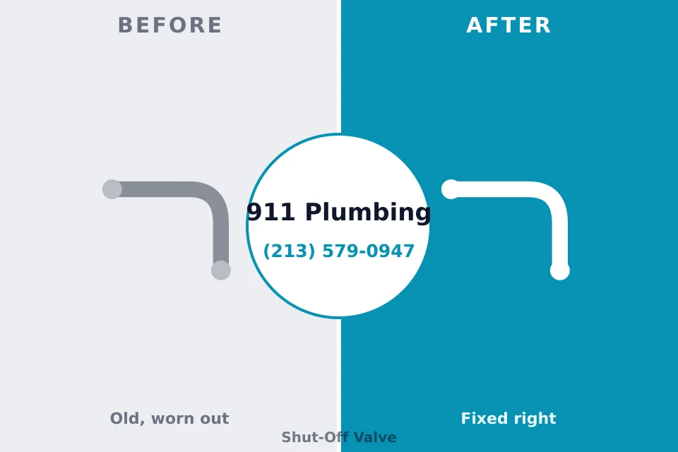 Before and after: plumbing company Oak Grove, MS